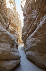 The exciting Slot hike at Anza-Borrego Desert State Park