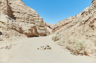 The exciting Slot hike at Anza-Borrego Desert State Park