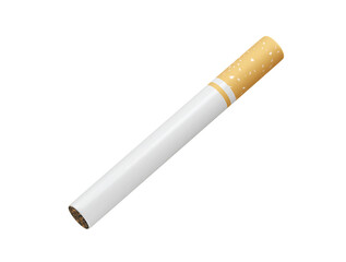 cigarette icon 3d rendering illustration. No smoking icon illustration 3d