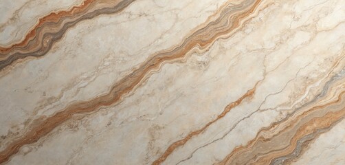 Obraz premium Marble stone texture background. Beige and brown granite stone slab surface. Polished natural stone material for ceramic digital tiles. Luxury interior design concept, house decor element.