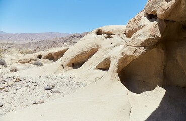 The spectacular Wind Caves at Anza-Borrego Desert State Park