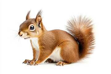 Obraz premium a squirrel with a long tail and a white face