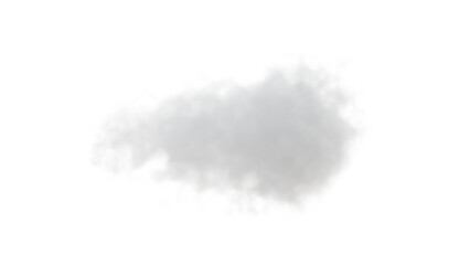 Smoke cloud isolated background. Cloud in air isolated. Fog, white clouds or haze for designs.