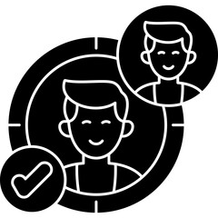 Target Audience Icon Vector Element