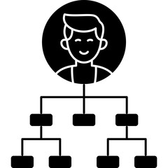 Hierarchy Icon Vector Element