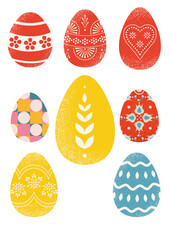colour eggs element