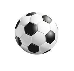  It features a soccer football ball with a textured leather pattern on a transparent background png 