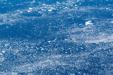 Antarctica mountains and ocean view from mount DeMaria. South Pole. Antarctica seascape and landscape. Glaciers.