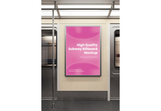Subway Billboard Mockup 71