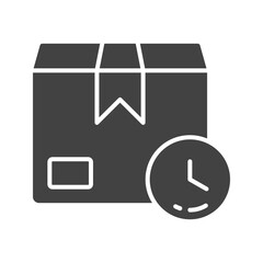 Package Pending icon vector image. Suitable for mobile apps, web apps and print media.