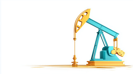 Oil Pump Extraction: Depicting a dynamic oil pump diligently extracting resources, this image captures the essence of industry and the essential role it plays in modern society.
