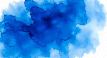 Obraz premium Cobalt Bloom AI Generated