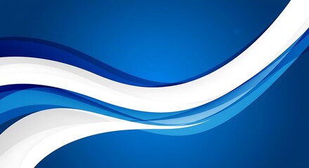 Fluid Forms: A Symphony in Blue and White AI Generated