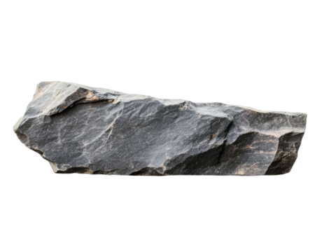 Abstract rock formation on a black background, showcasing texture and natural contours. Crystal Gem Concept.