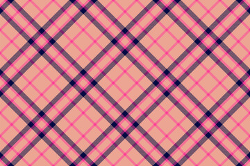 Vibrant pink and navy diagonal plaid pattern.  Perfect for textile design, fashion, website backgrounds, or any project needing a playful yet sophisticated texture.