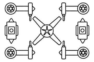 Powertow RX10 Line Art Visualizing Future Driven Industrial Progress