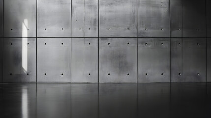 wall with a smooth monochromatic finish and elegant minimalism 