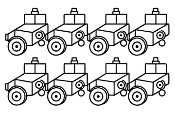 Powertow RX11 Line Art Portraying Futuristic Power and Energy Design