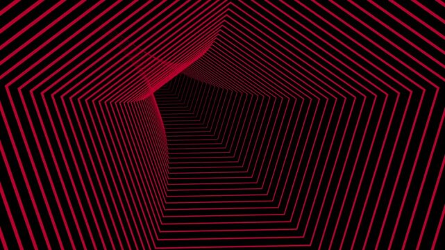 Futurastic tunnel, zebra skin background