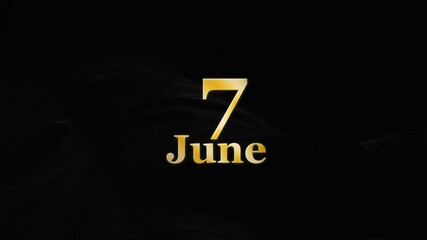 Creative 7 June Logo Animation, 7th June Animation Video