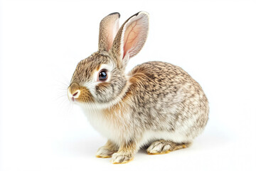 Fototapeta premium a small rabbit sitting on a white surface
