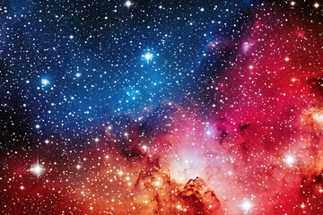 A mesmerizing nebula and star cluster in the sky showcasing the beauty of cosmic wonders