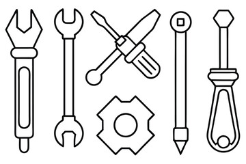 Precision Line Art Depicting Fine-Tuned Elements of Exact Calculation