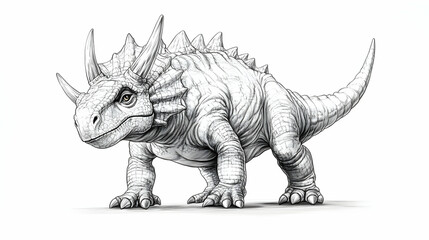 dinosaur drawing cartoon illustration