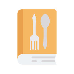 Recipes Book I icon vector image. Suitable for mobile apps, web apps and print media.