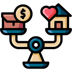 work life balance icon