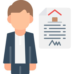 Real Estate Agent Icon