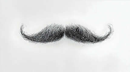 drawing moustache illustration