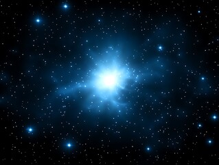 Obraz premium Stunning view of the pleiades nebula displaying vibrant colors and cosmic dust in space