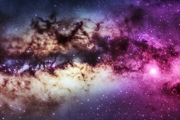 Fototapeta premium Ethereal nebula with stars in the background creating a stunning cosmic scene of galactic beauty