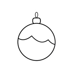 vector christmas ball