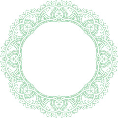 Beautiful flower art and mandala vector design