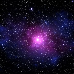 Fototapeta premium Stunning plea nebula illuminated by ethereal colors and cosmic dust in the vastness of space