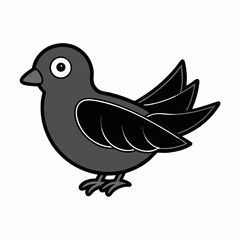 dove-silhouette-vector-and-black-and-white-drawing 