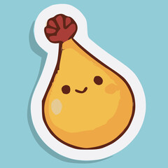 vector illustration of an apple