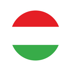 hungary flag button