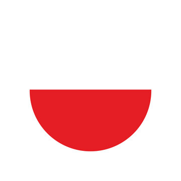 poland flag button