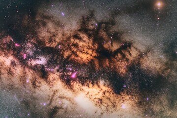 Majestic and vast galaxy with brilliant stars and nebulae illuminating the cosmic expanse of space