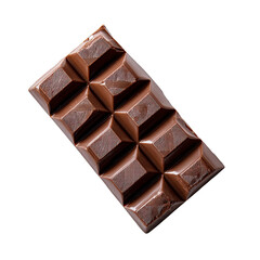 Obraz premium Dark Chocolate Bar on transparent background, chocolate bar png.
