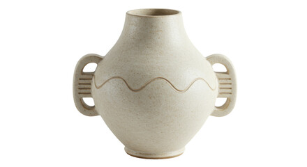 Isolated Ceramic Vase