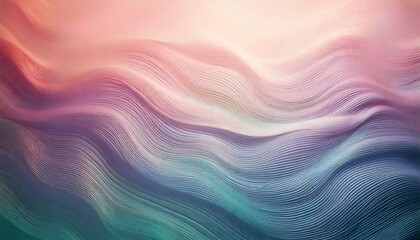Obraz premium wave pattern gradient wall background with pastel color