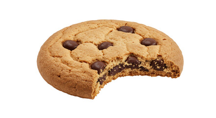 Isolated Chocolate Chip Cookie