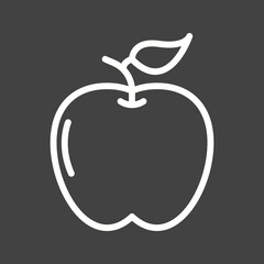 Apple icon vector image. Suitable for mobile apps, web apps and print media.