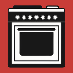 Fototapeta premium modern kitchen stove