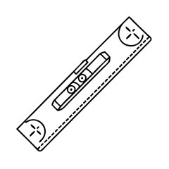 level tool icon, level tool vector illustration-simple illustration of level tool, perfect for level tool logos and icons
