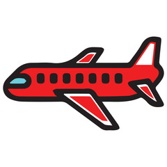 airplane vector illustration, vector illustration of airplane